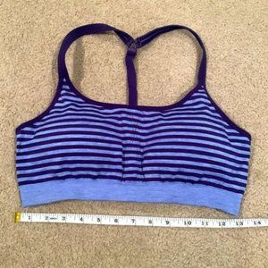 lightly padded sports bra. Size L